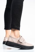 PANTOFI BEJ PIELE NATURALA APCKD440
