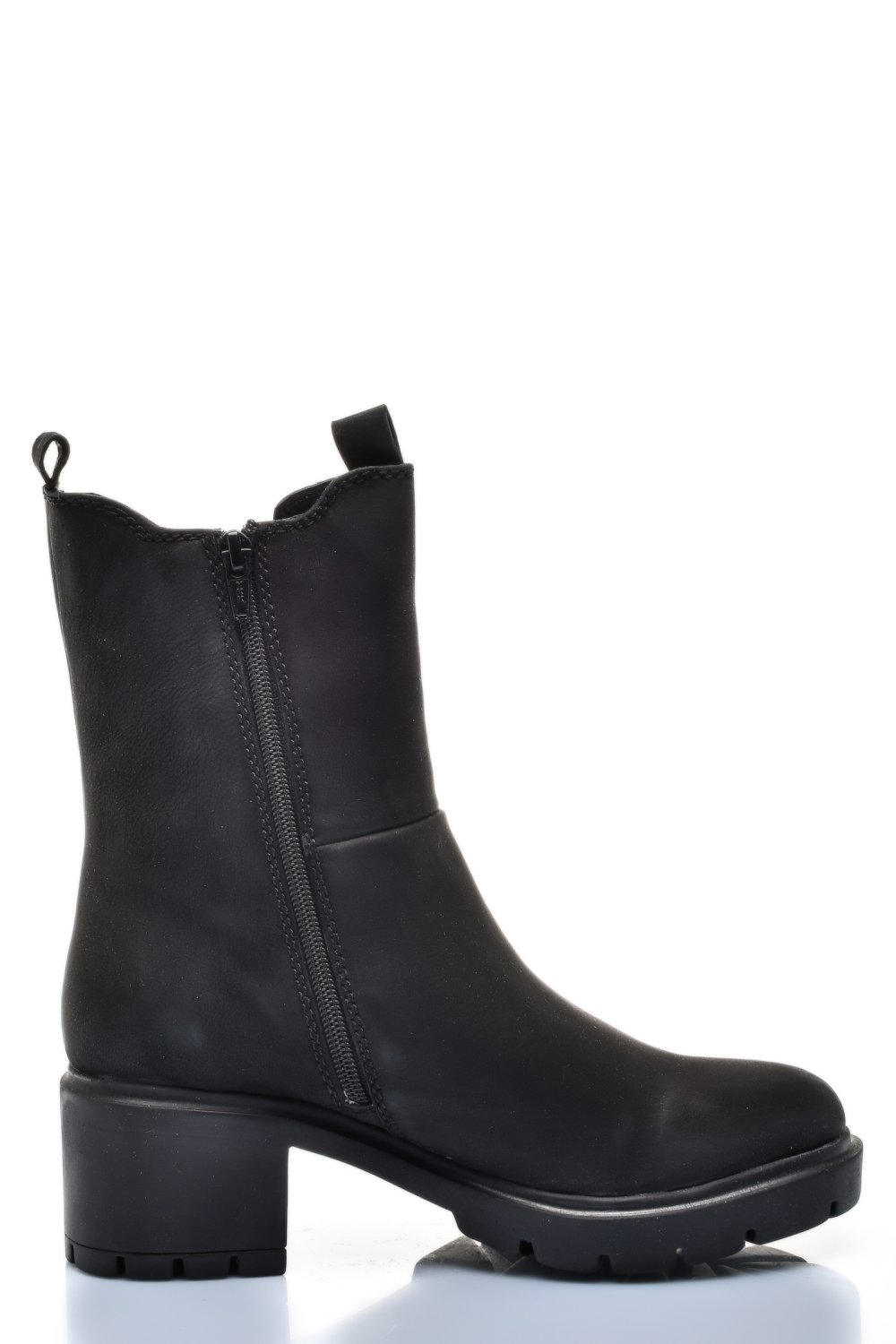 GHETE DAMA DE IARNA PIELE NATURALA BLACK NABUK 8S77799