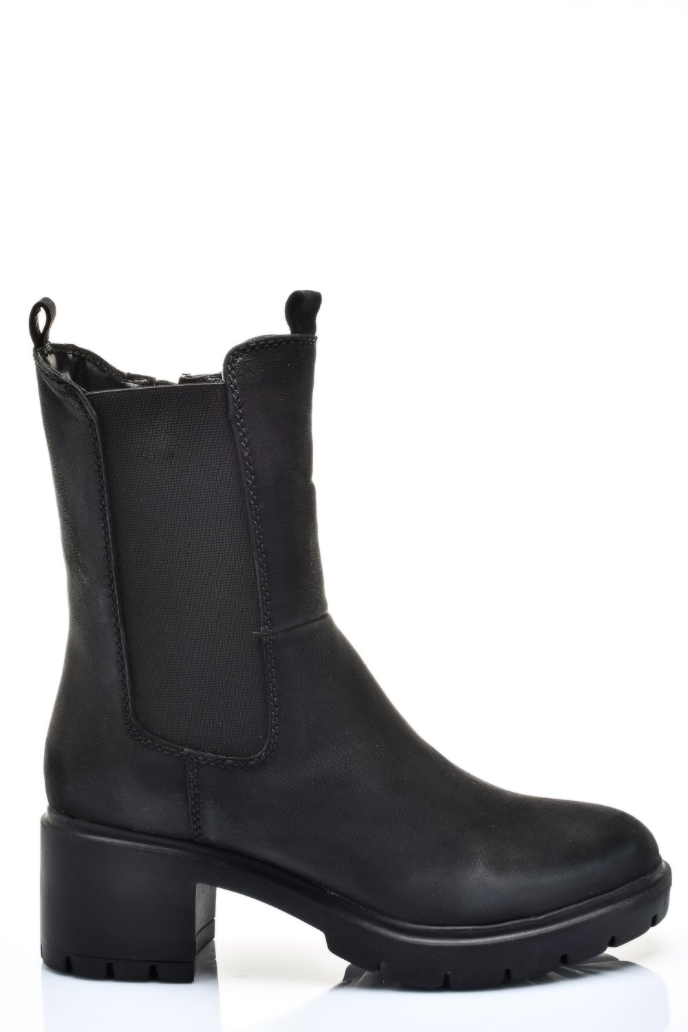 GHETE DAMA DE IARNA PIELE NATURALA BLACK NABUK 8S77799