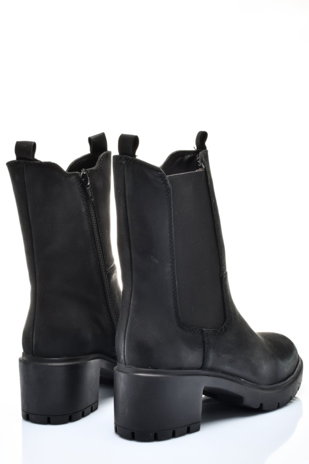 GHETE DAMA DE IARNA PIELE NATURALA BLACK NABUK 8S77799