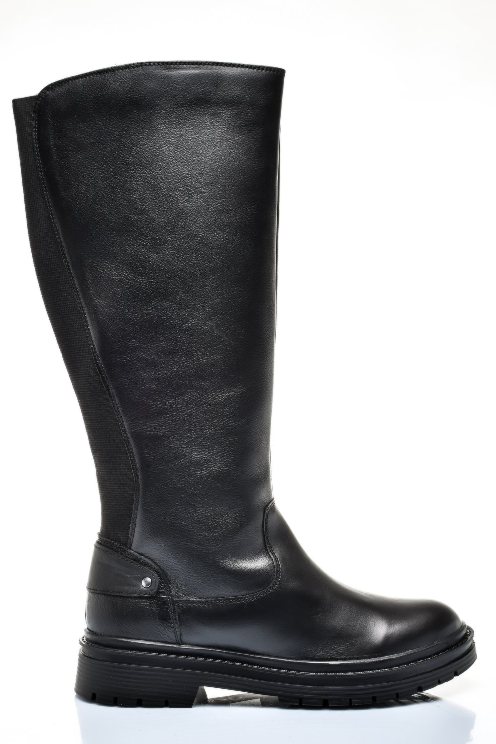 CIZME NEGRE FEMEI PIELE NATURALA 8566