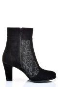 BOTINE DAMA PIELE NATURALA INTOARSA NEGRE SNK 7S7771