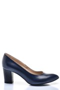 PANTOFI DAMA GUBAN PIELE NATURALA NAVY TOC IMPLETIT 3S77292