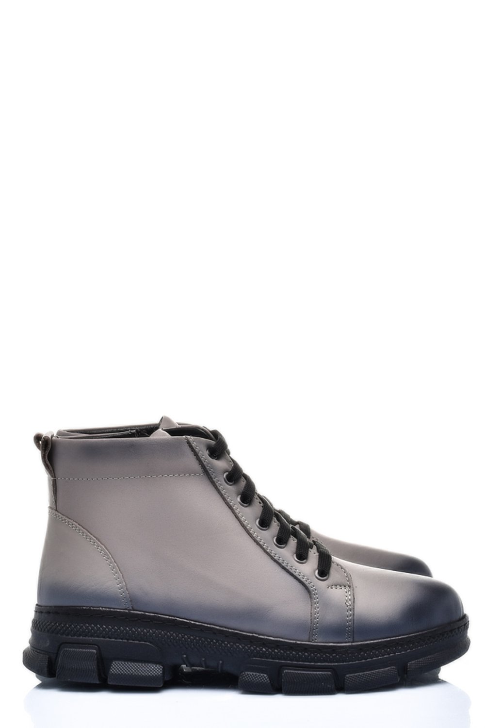 GHETE DAMA PIELE NATURALA GRI KS77DB003