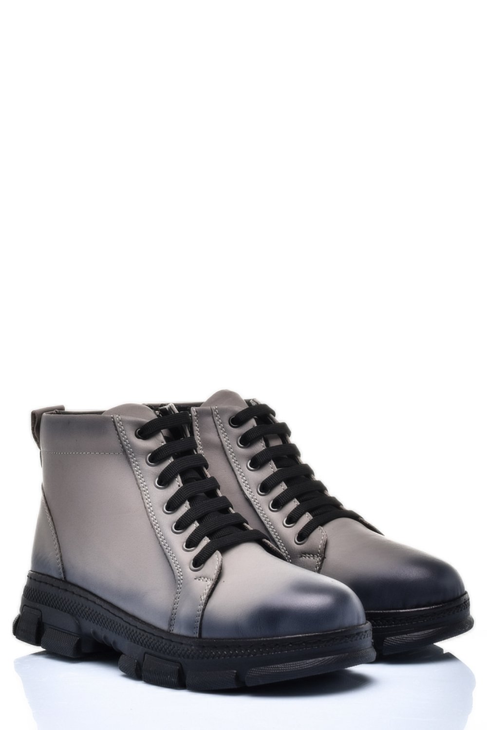 GHETE DAMA PIELE NATURALA GRI KS77DB003