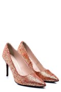 PANTOFI DAMA GUBAN PIELE NATURALA ROSII SIDEF 1S77206