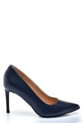 PANTOFI DAMA GUBAN PIELE NATURALA BLEU CU TOC 1S77206