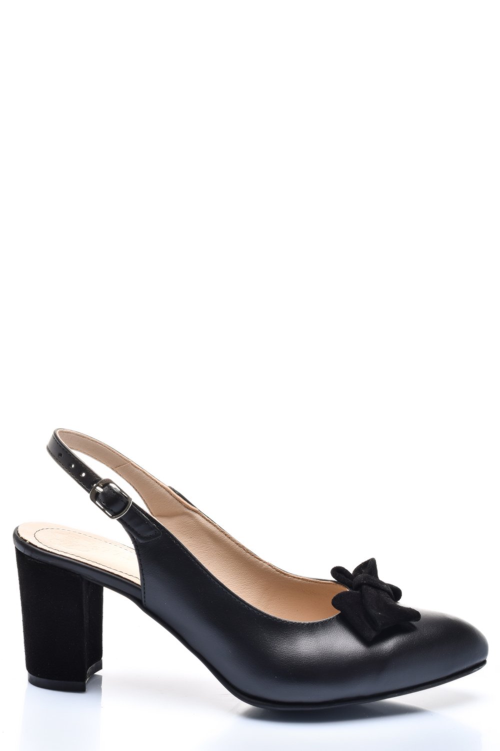 PANTOFI NEGRI PIELE NATURALA 1S77610X