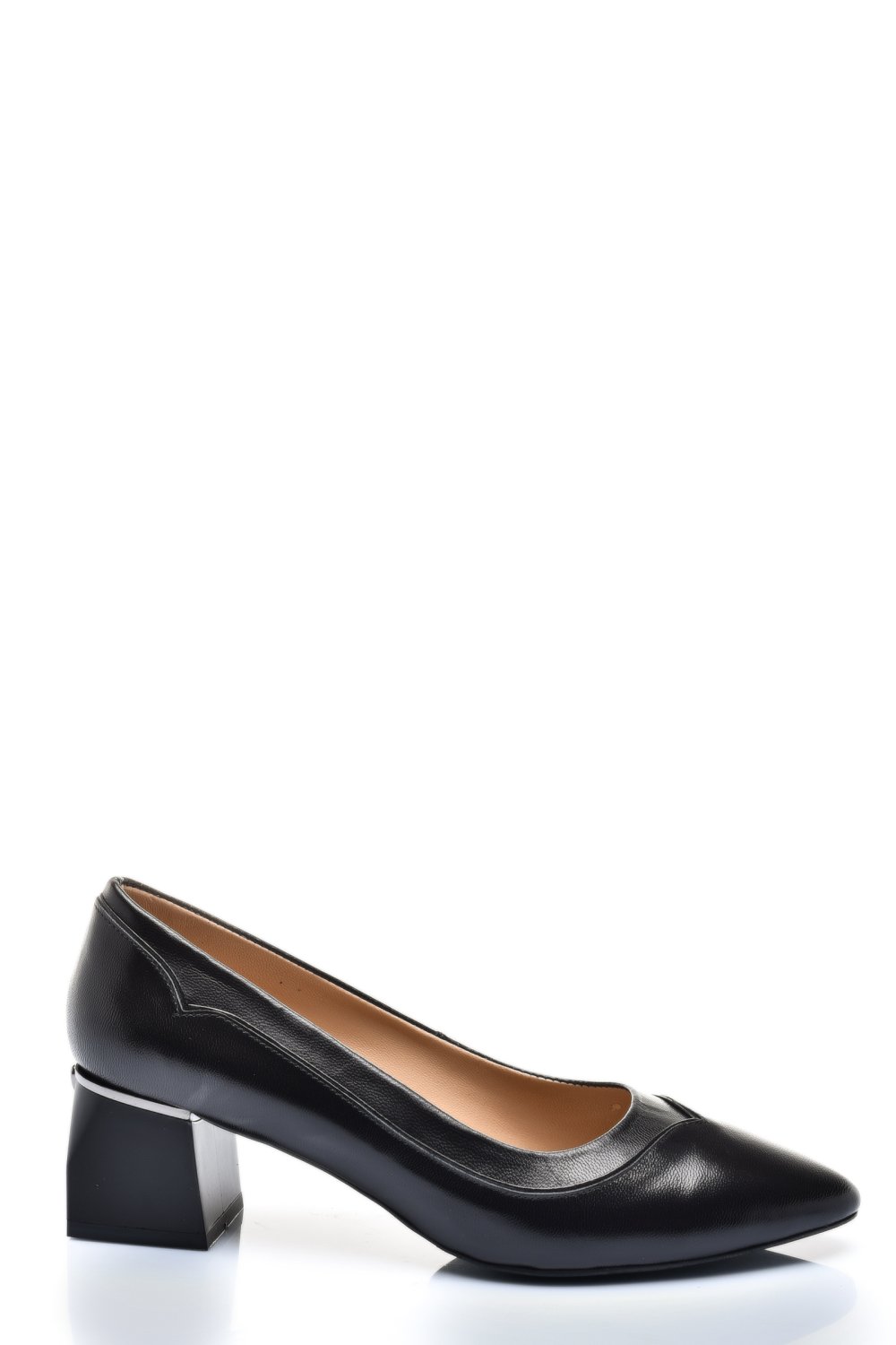PANTOFI ALL BLACK PIELE NATURALA 6S770