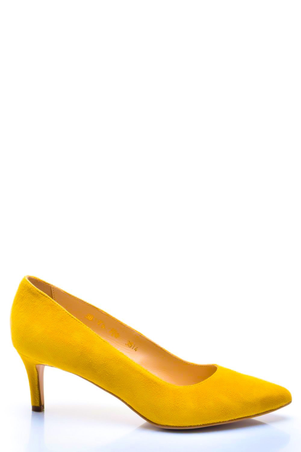 PANTOFI DAMA GUBAN PIELE NATURALA INTOARSA MUSTAR 3S77514