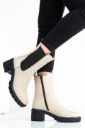 GHETE DAMA PIELE NATURALA BEJ 8S77799