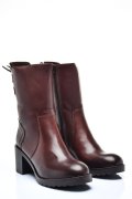 CIZME MARO INCHIS PIELE NATURALA 1PC92802NP