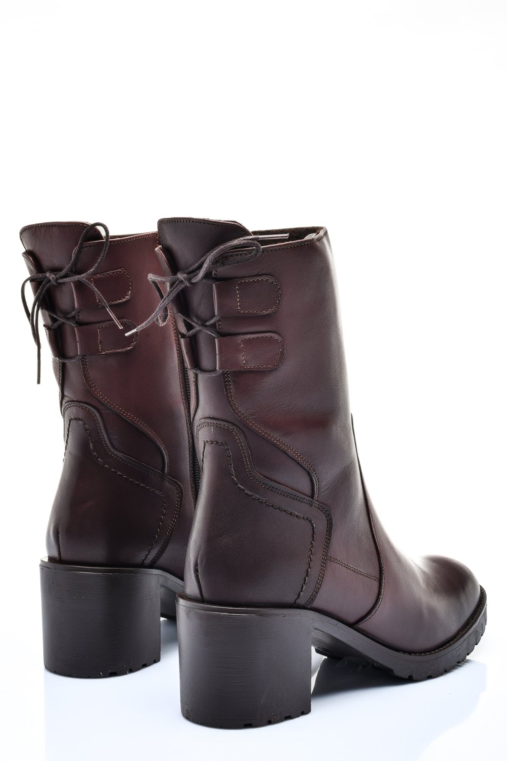 CIZME MARO INCHIS PIELE NATURALA 1PC92802NP