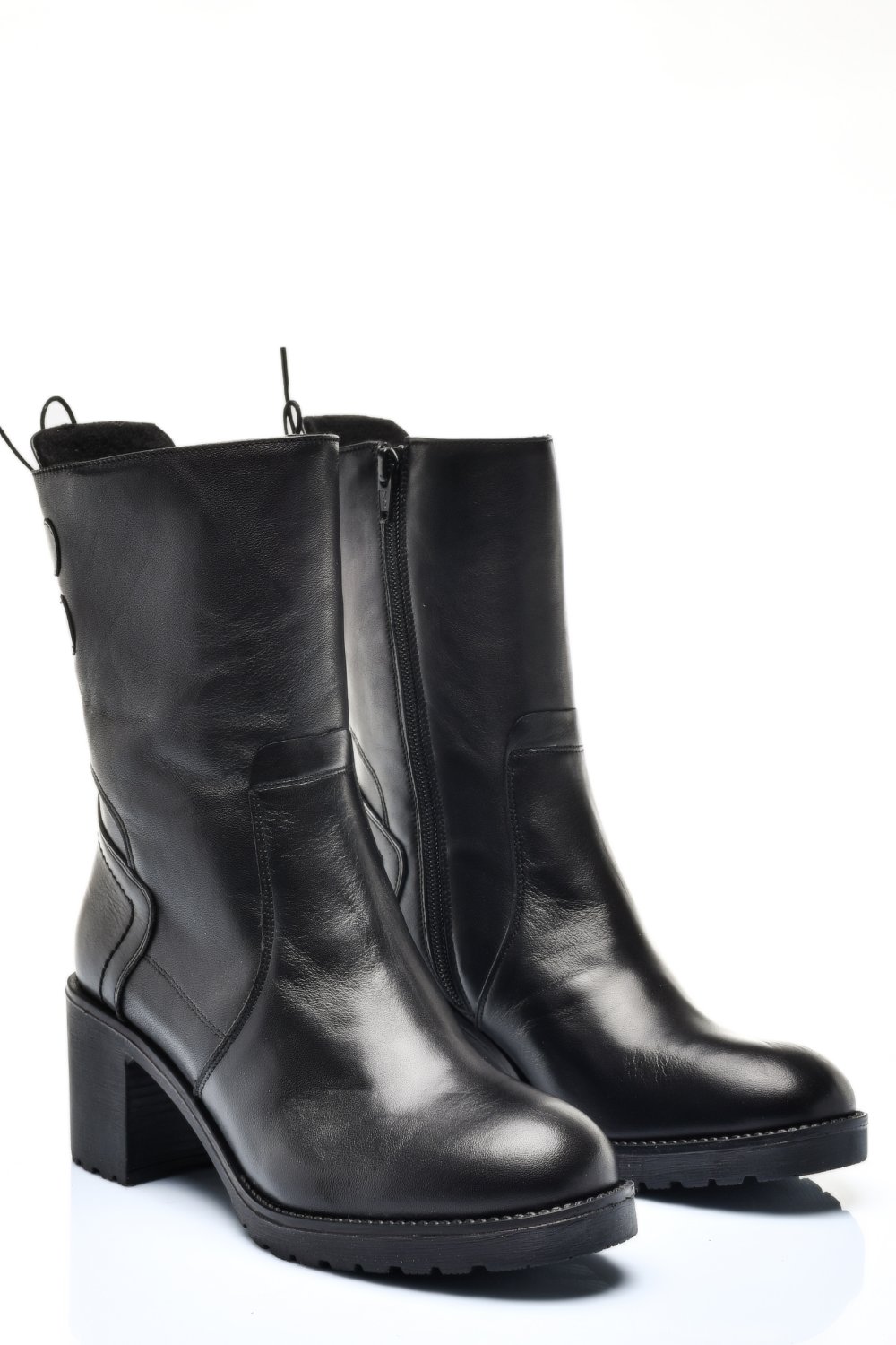 CIZME NEGRE PIELE NATURALA 1PC92802NP