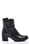 BOTINE NEGRE PIELE NATURALA SARRA