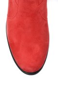 CIZME ROSII PIELE NATURALA INTOARSA 7PC01-IMB
