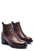 GHETE DAMA PIELE NATURALA MARO INCHIS TOC MIC 2S77571