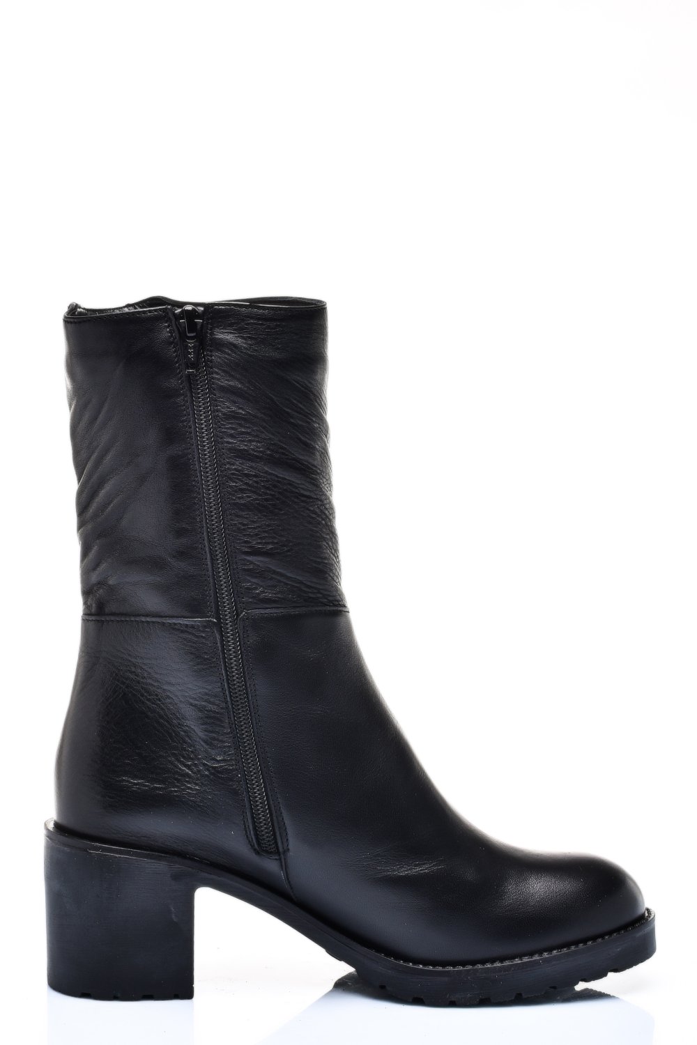 GHETE FEMEI PIELE NATURALA NEGRE 222843NP