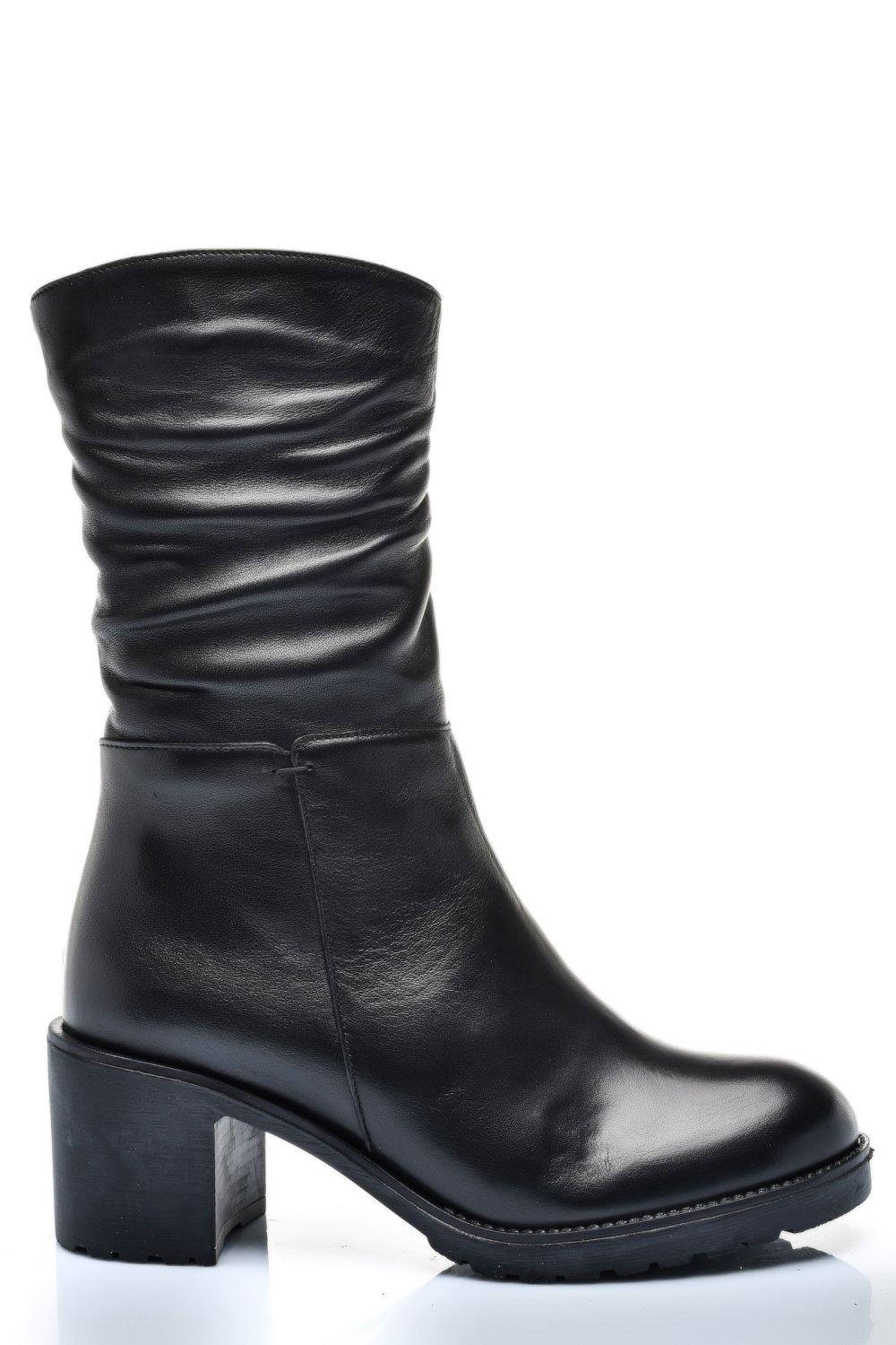 GHETE FEMEI PIELE NATURALA NEGRE 222843NP