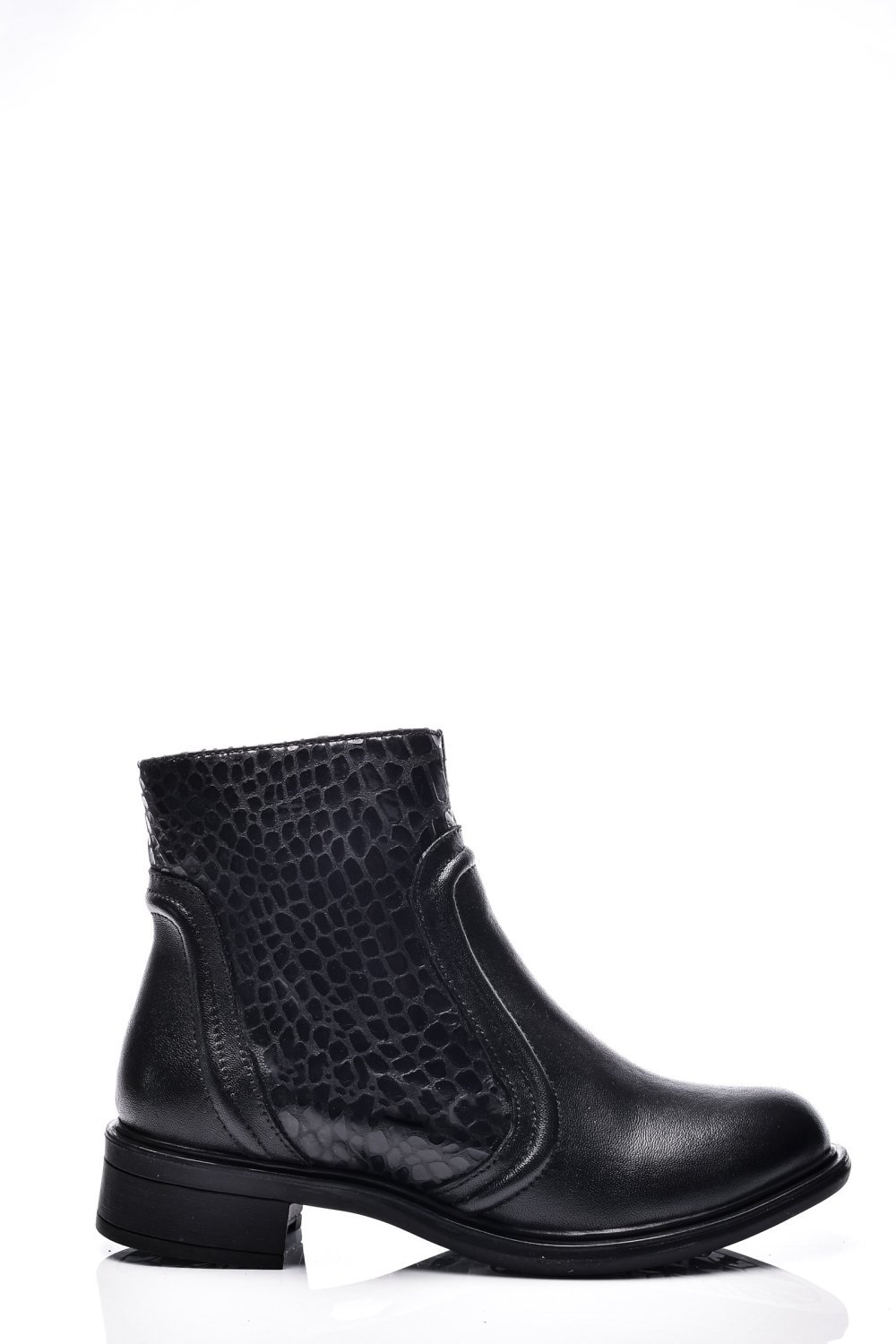 GHETE DAMA CAPTUSITE PIELE NATURALA NEGRE CAPTUSITE 7S77604