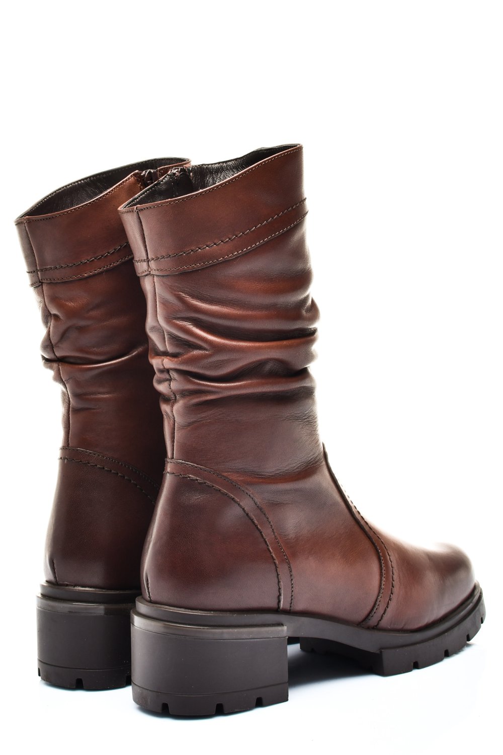 GHETE FEMEI PIELE NATURALA MARO INCHIS 212809NP