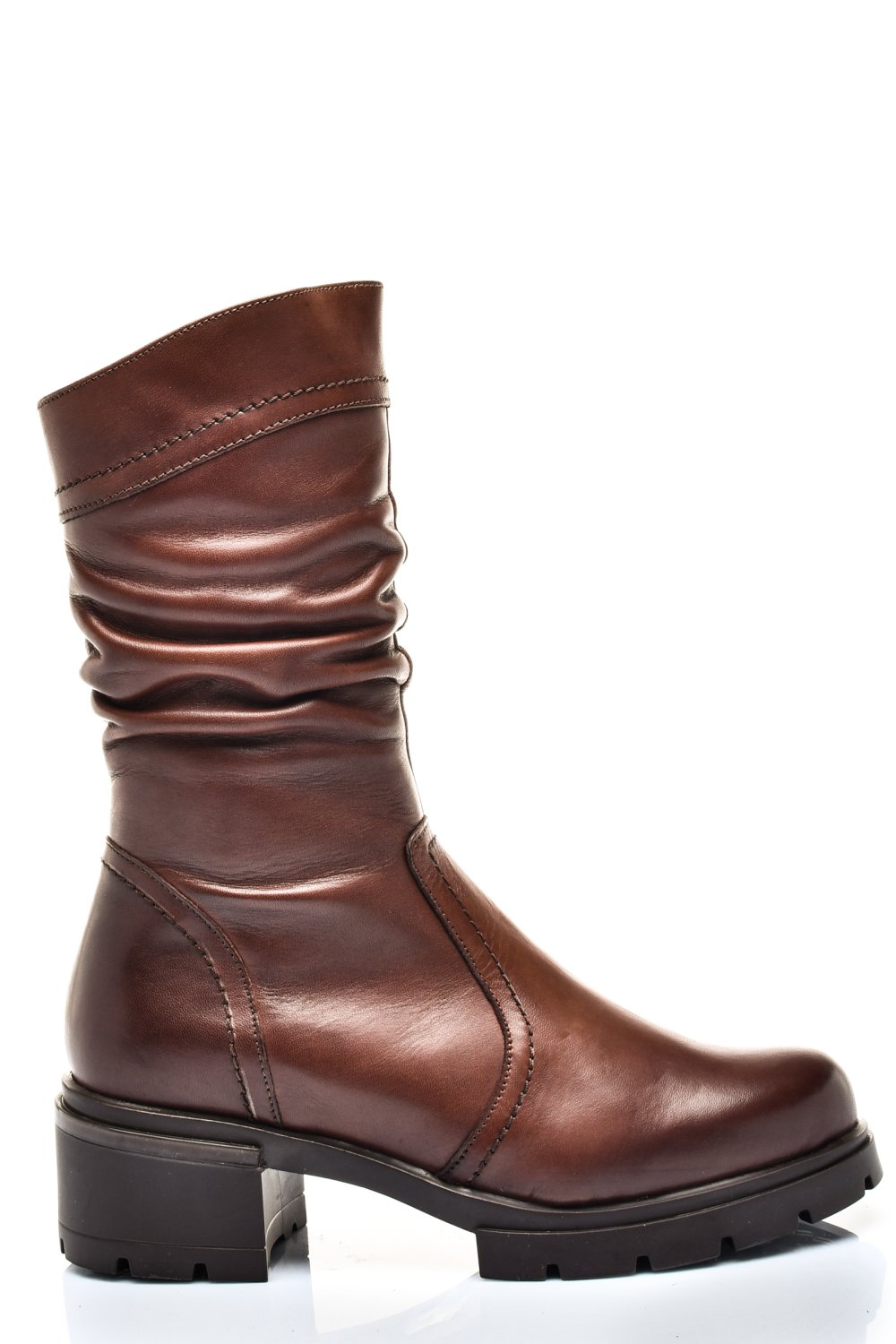 GHETE FEMEI PIELE NATURALA MARO INCHIS 212809NP