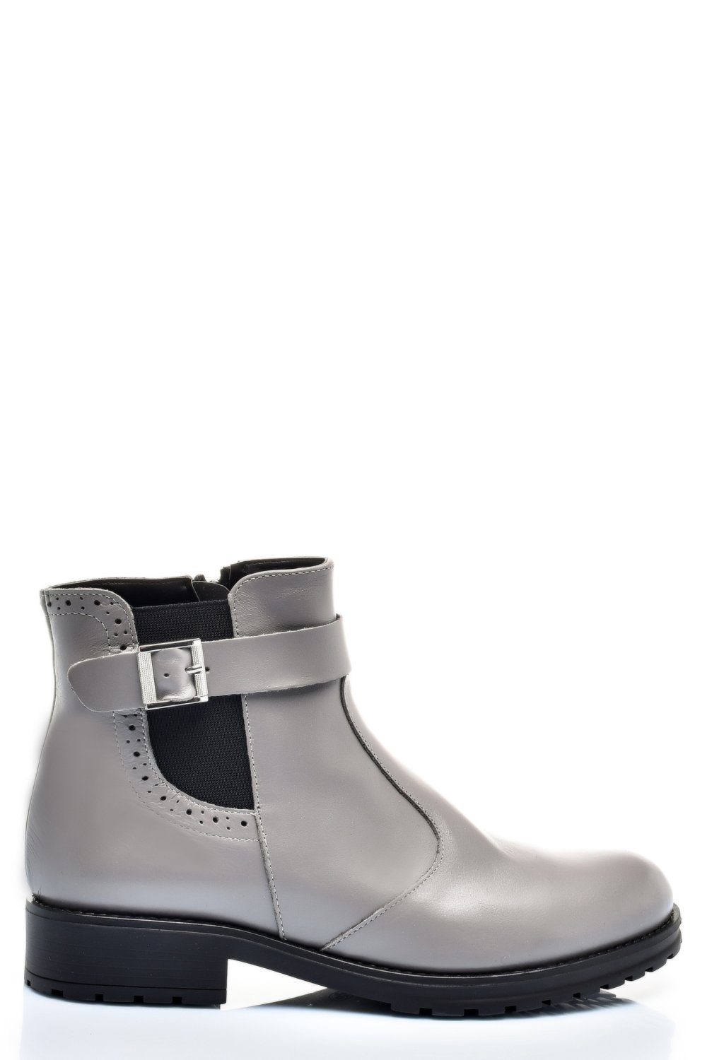 GHETE DAMA PIELE NATURALA GRI 0S7782