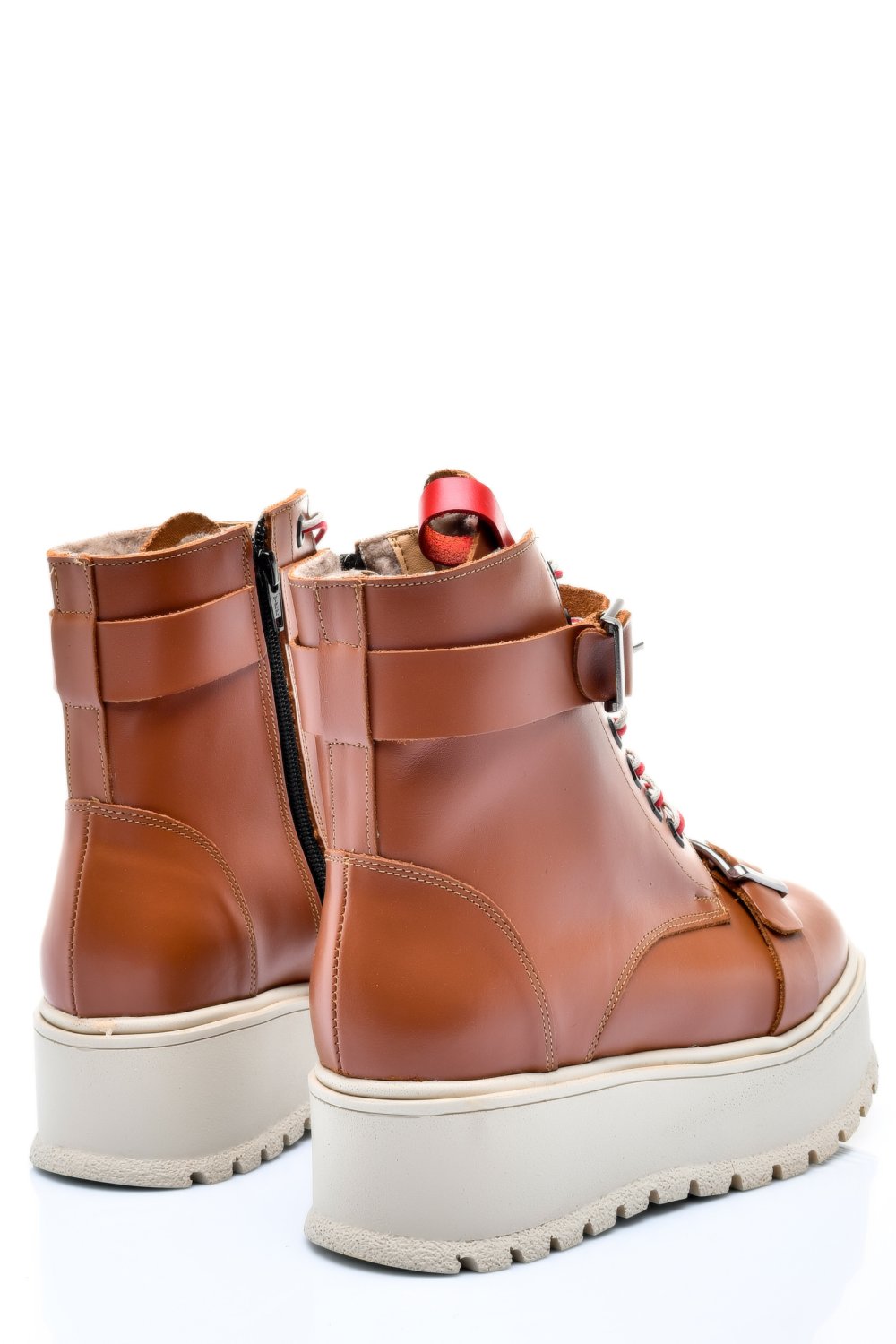 GHETE DAMA PIELE NATURALA MARO DESCHIS 3S7700