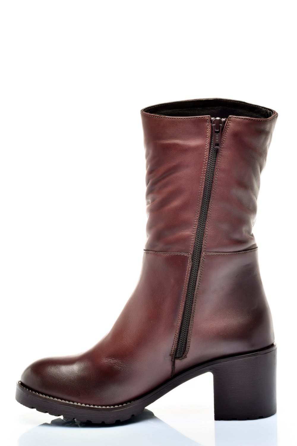 GHETE FEMEI PIELE NATURALA MARO INCHIS 212809NP