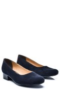 PANTOFI DAMA PIELE NATURALA INTOARSA BLEUMARIN TOC MIC  2S77040