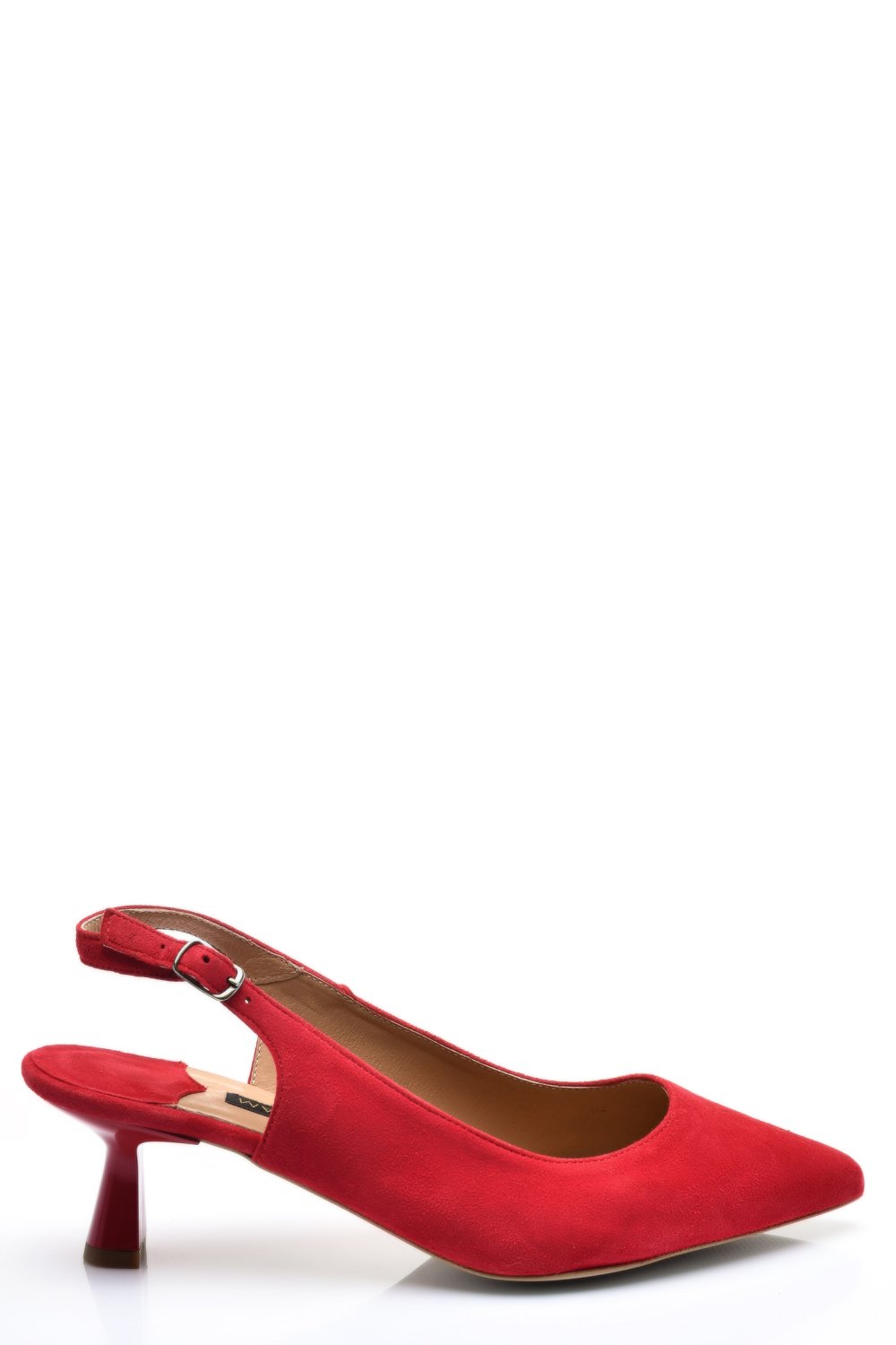 PANTOFI ROSII PIELE NATURALA INTOARSA 1939P-051