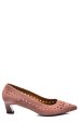 Pantofi roz piele naturala intoarsa 1941p-053