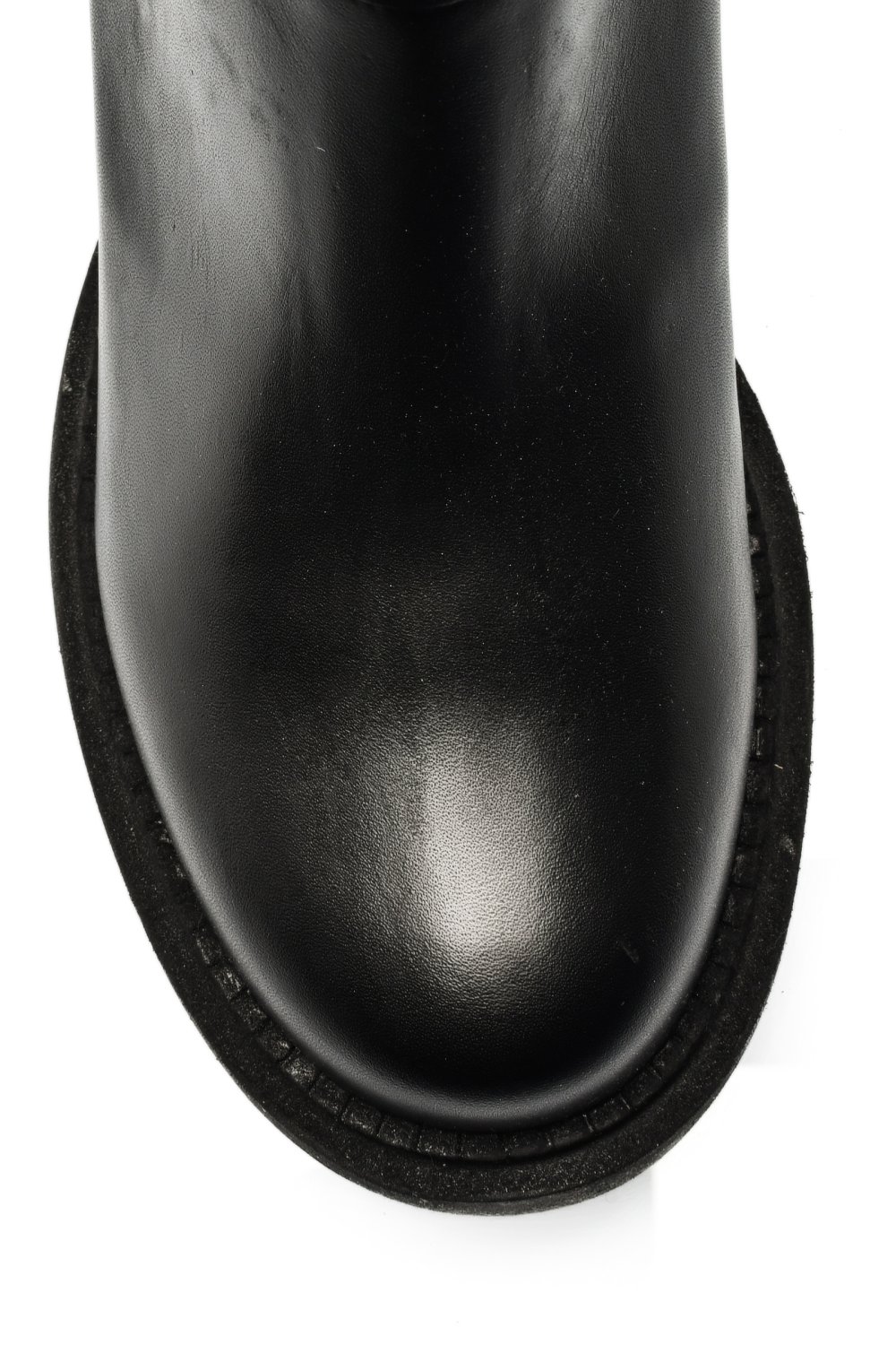 GHETE DAMA PIELE NATURALA NEGRE CU TOC MIC 3S7794