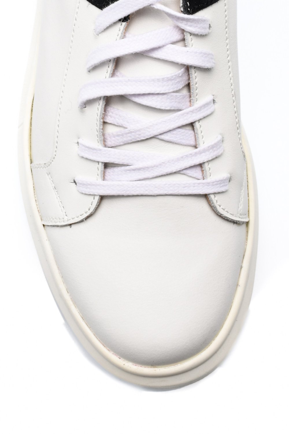 PANTOFI SPORT FEMEI PIELE NATURALA ALB NEGRU 3S77000