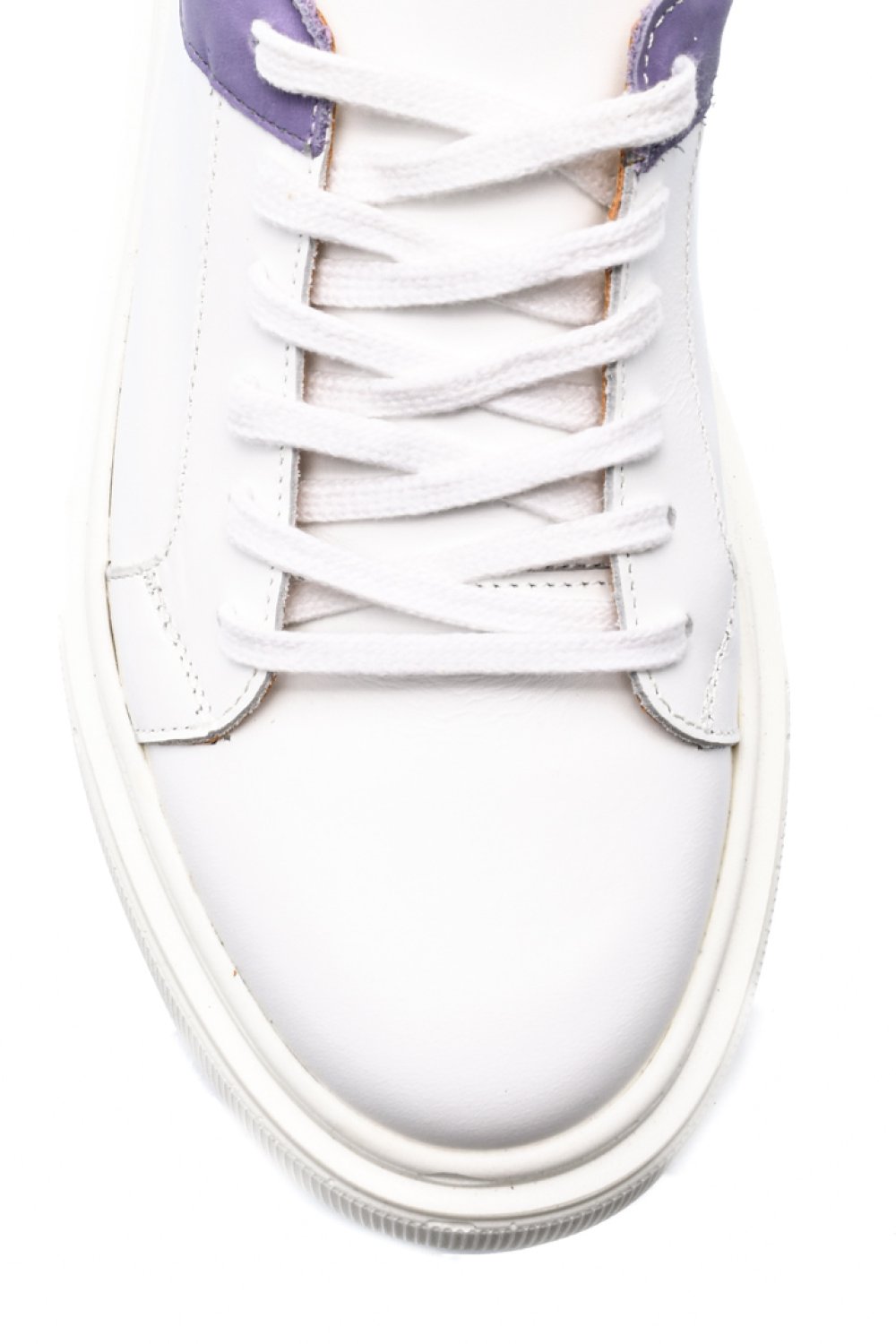 PANTOFI SPORT FEMEI PIELE NATURALA ALB MOV 3S77000