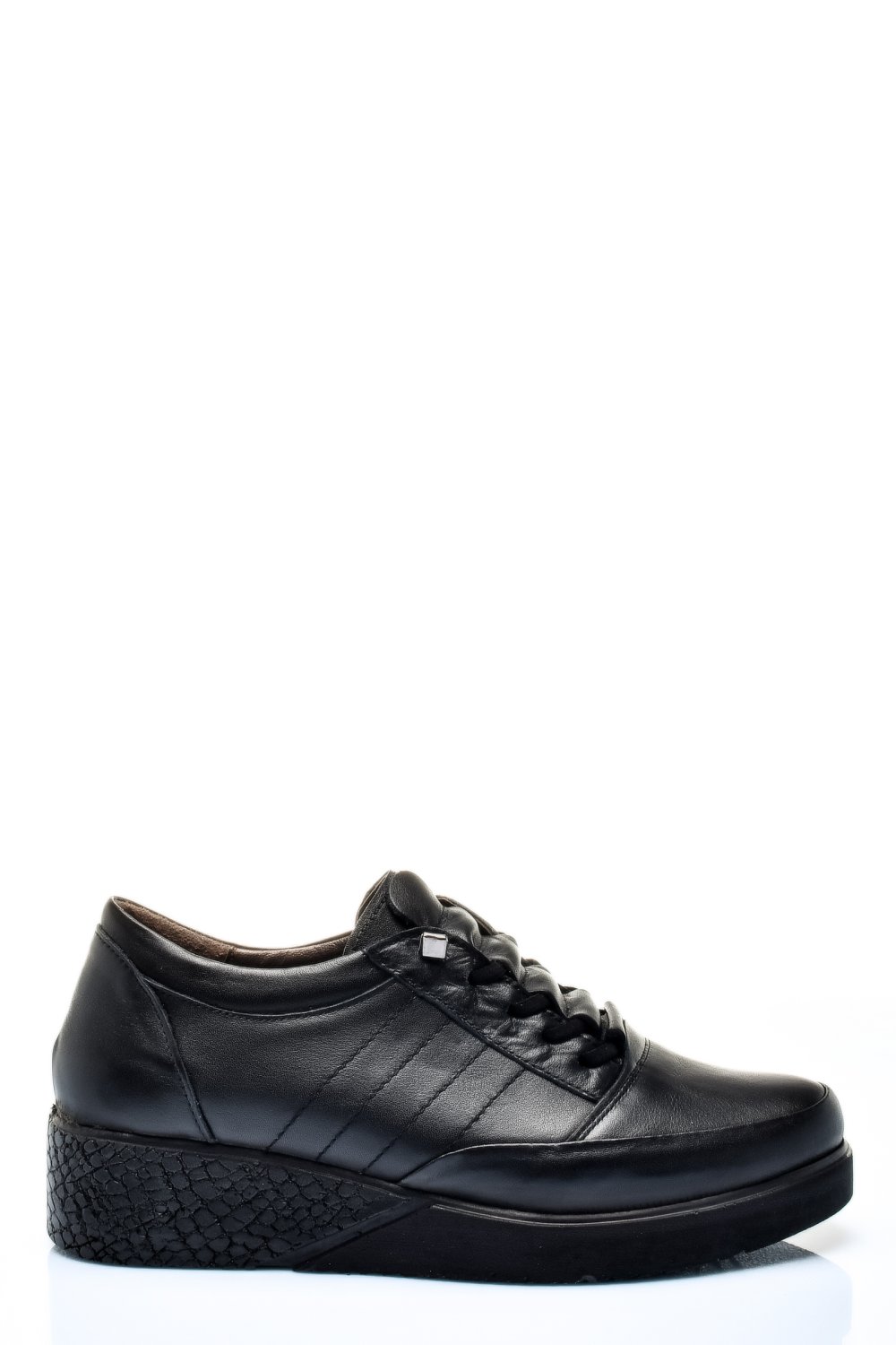 PANTOFI NEGRI PIELE NATURALA 2PC034AMG