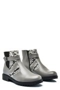 GHETE DAMA PIELE NATURALA GRI CRO 0S7782