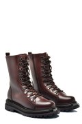 GHETE DAMA PIELE NATURALA MARO INCHIS 2S7732-037NP