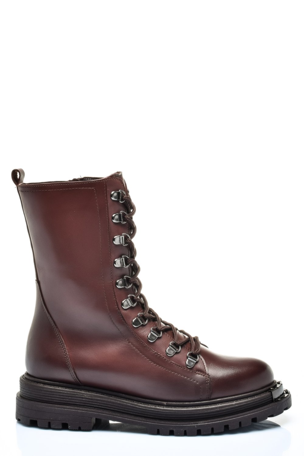 GHETE DAMA PIELE NATURALA MARO INCHIS 2S7732-037NP