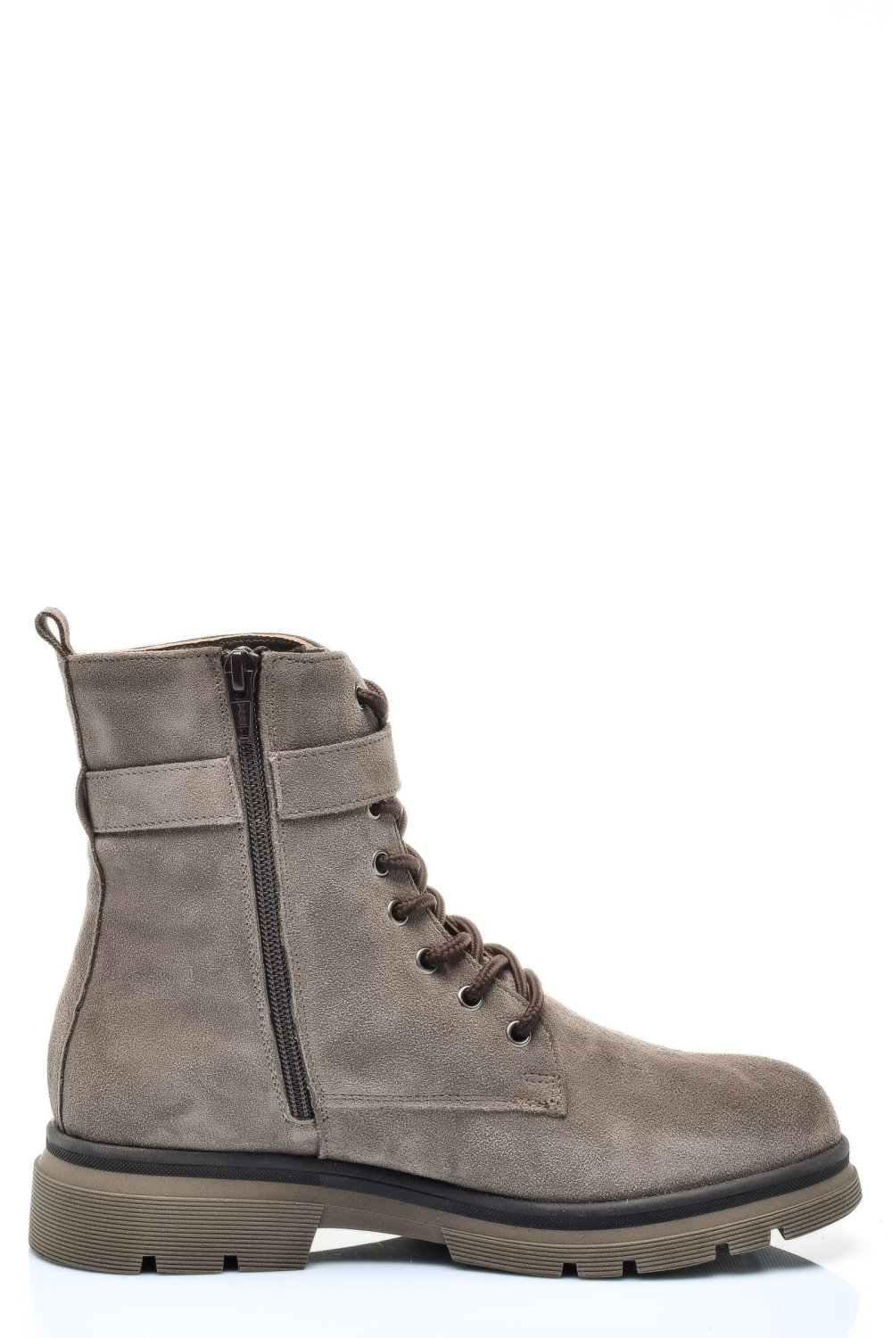 GHETE DAMA PIELE NATURALA INTOARSA TAUPE 2S7732-034SP
