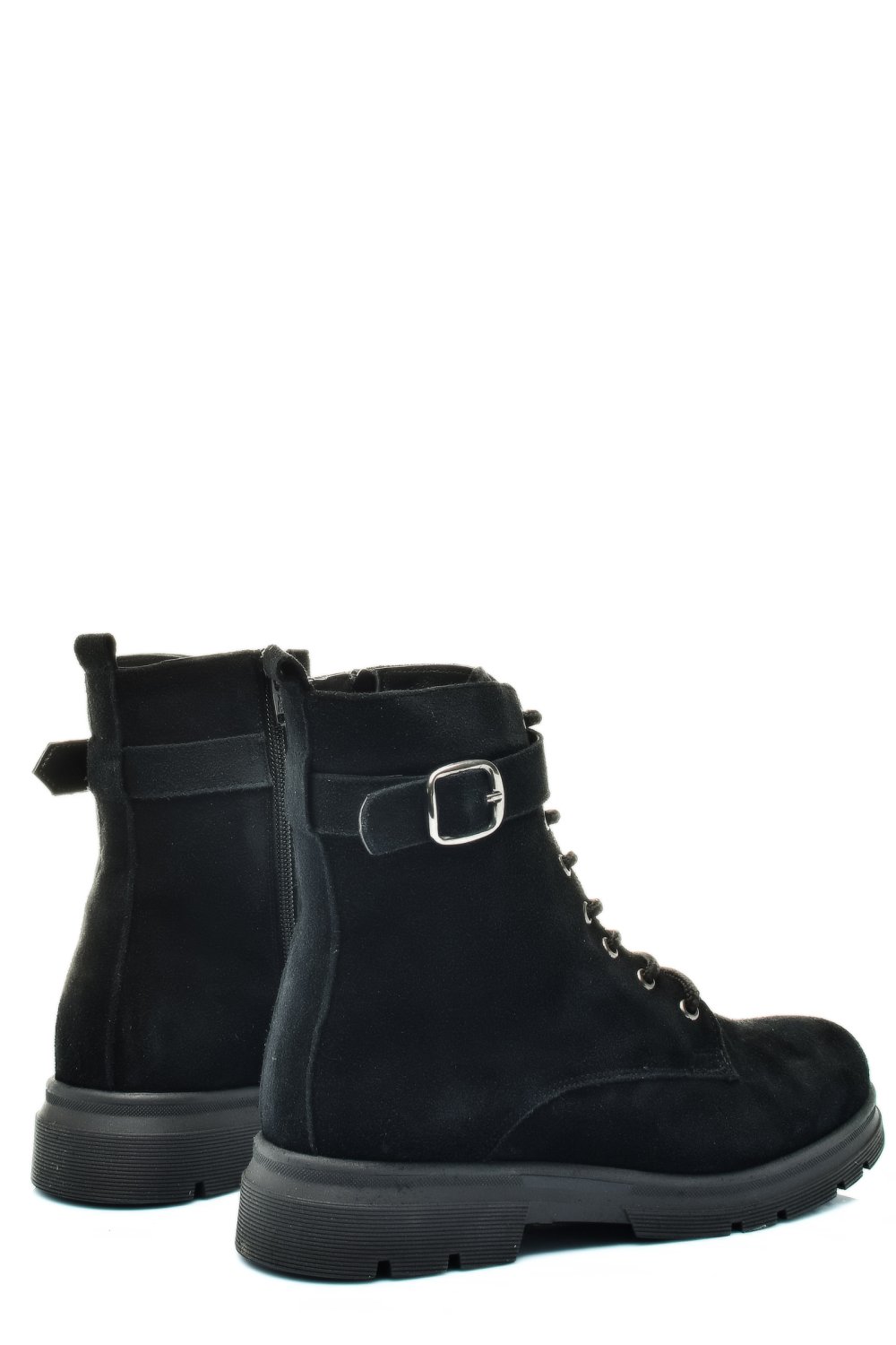 GHETE NEGRE PIELE NATURALA INTOARSA 2S7732-034SP