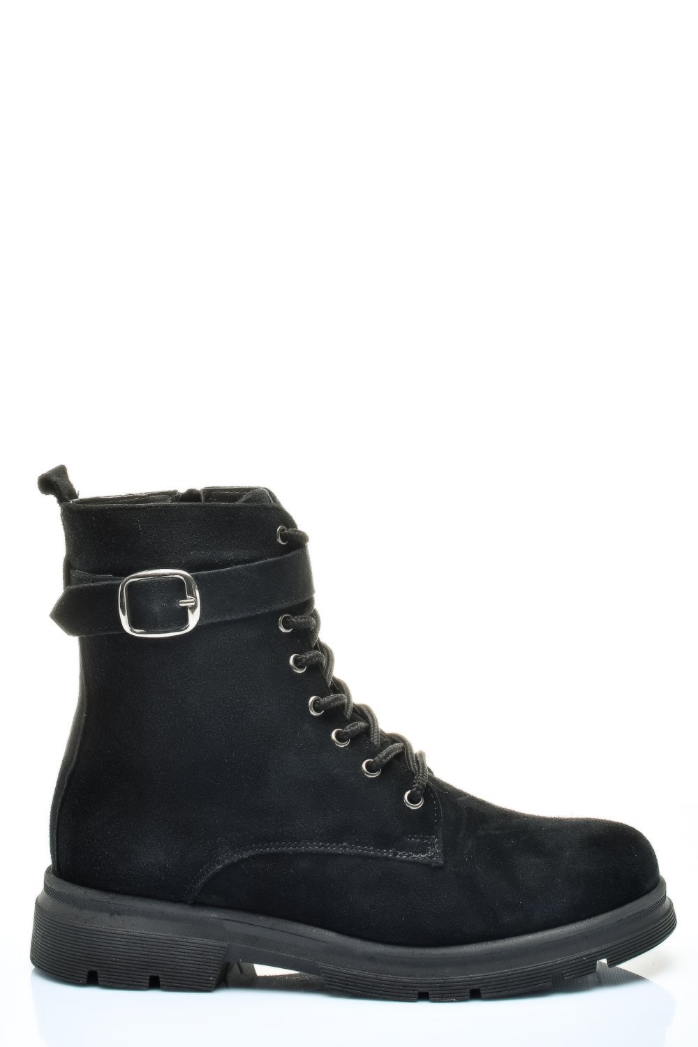 GHETE NEGRE PIELE NATURALA INTOARSA 2S7732-034SP