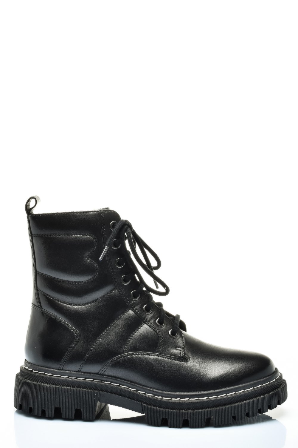 GHETE NEGRE PIELE NATURALA VS77B06-3202