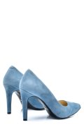 PANTOFI DAMA GUBAN PIELE NATURALA INTOARSA  BLEU 1S77200
