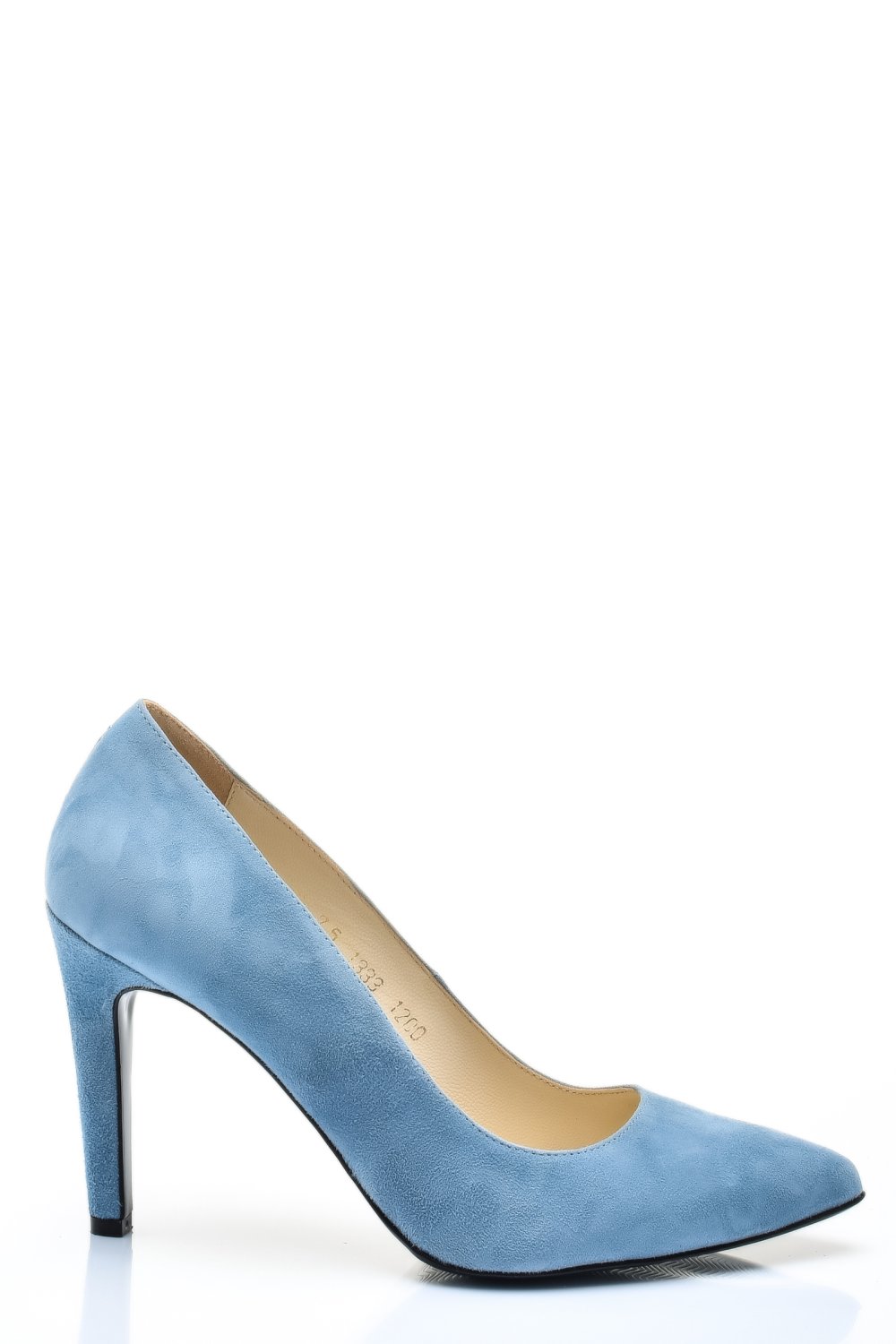 PANTOFI DAMA GUBAN PIELE NATURALA INTOARSA  BLEU 1S77200