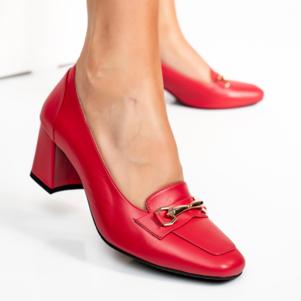 PANTOFI FUCHSIA PIELE NATURALA 1S77709