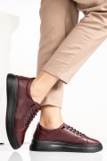 PANTOFI SPORT BORDO PIELE NATURALA 7S77202