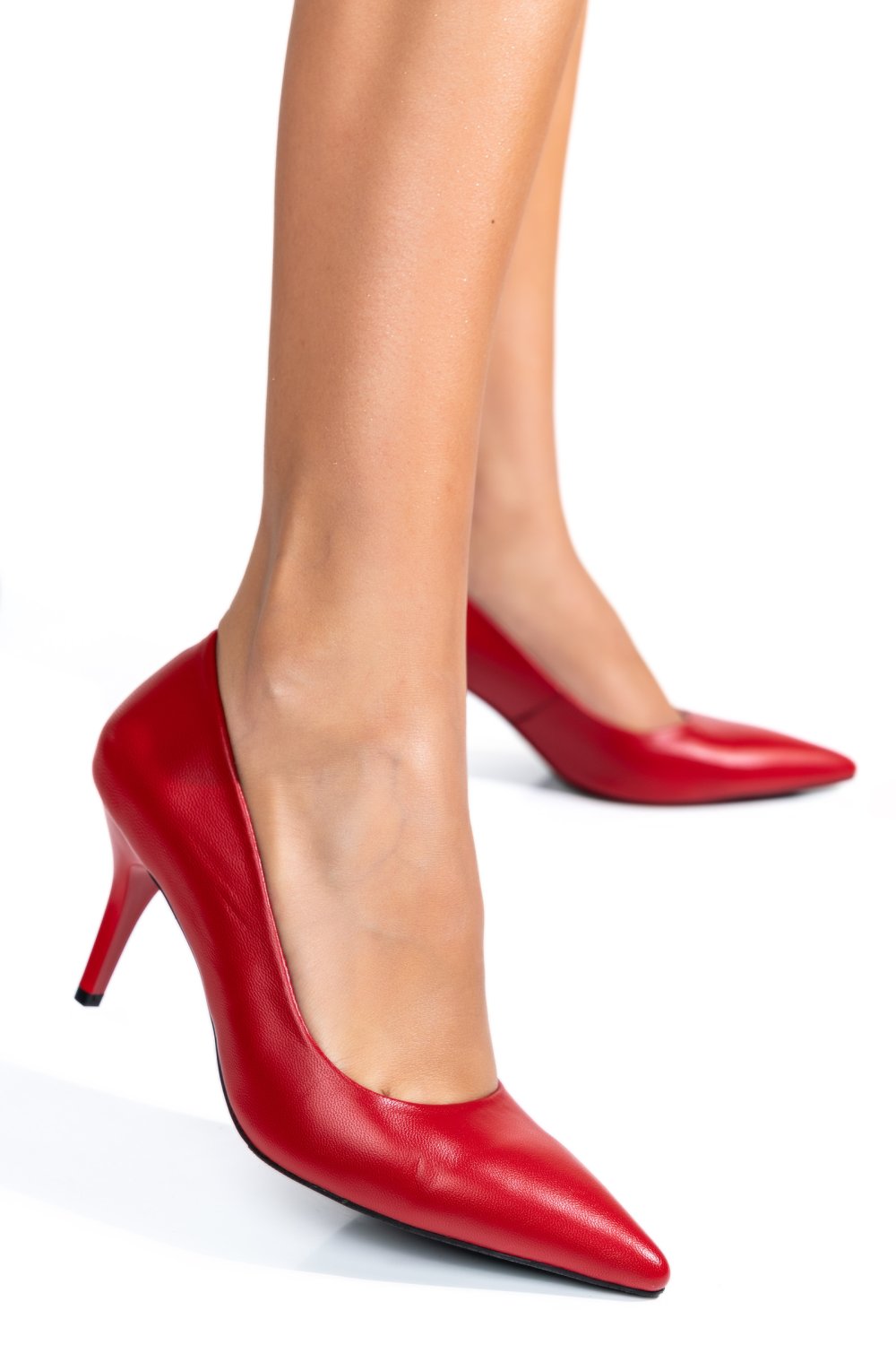 PANTOFI ROSII PIELE NATURALA 1S77881