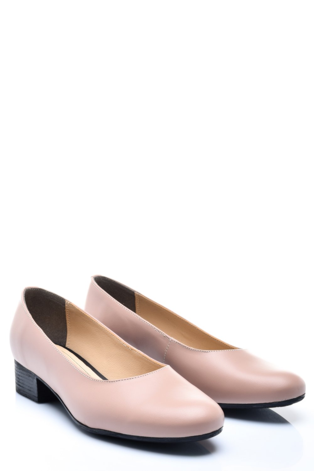 PANTOFI DAMA PIELE NATURALA ROZ TOC MIC 2S77040