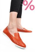 ESPADRILE PORTOCALII PIELE NATURALA 1PC15411